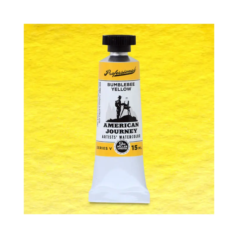 American Journey Artists' Watercolor - Bumblebee Yellow, 15 ml, (PY97)