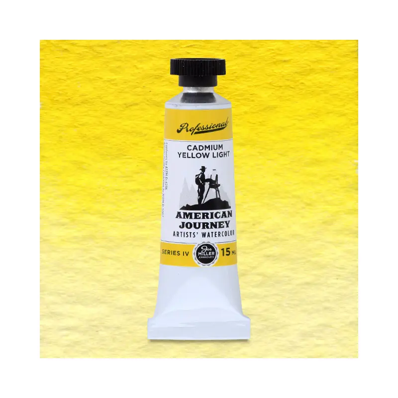 American Journey Artists' Watercolor - Cadmium Yellow Light, 15 ml, (PY35)