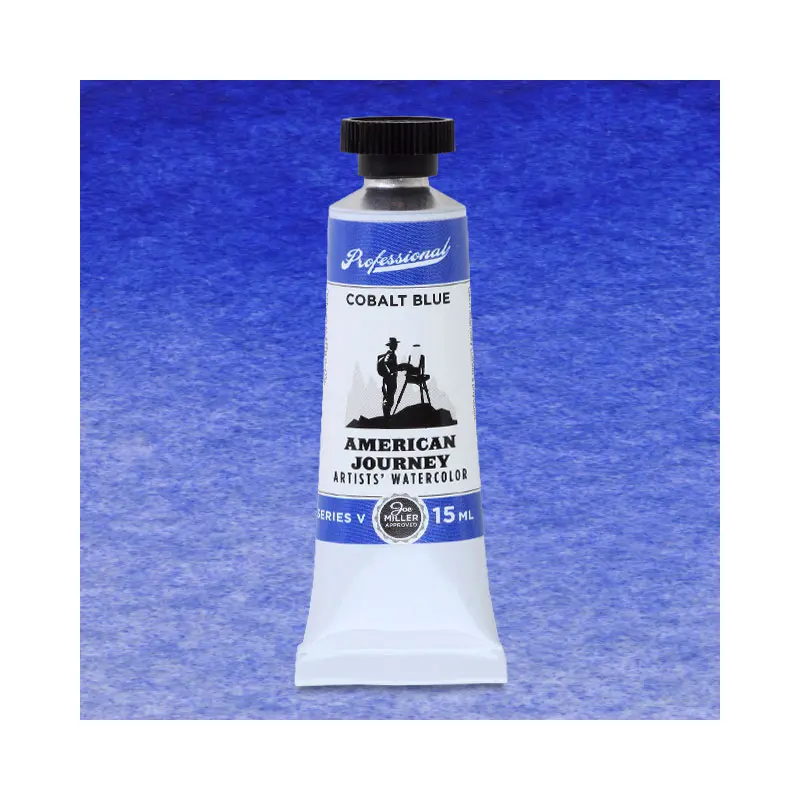 American Journey Artists' Watercolor - Cobalt Blue, 15 ml, (PB28)