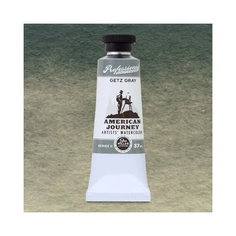 American Journey Artists' Watercolor - Getz Gray, 37 ml, (PW6/PBk6/PG7)
