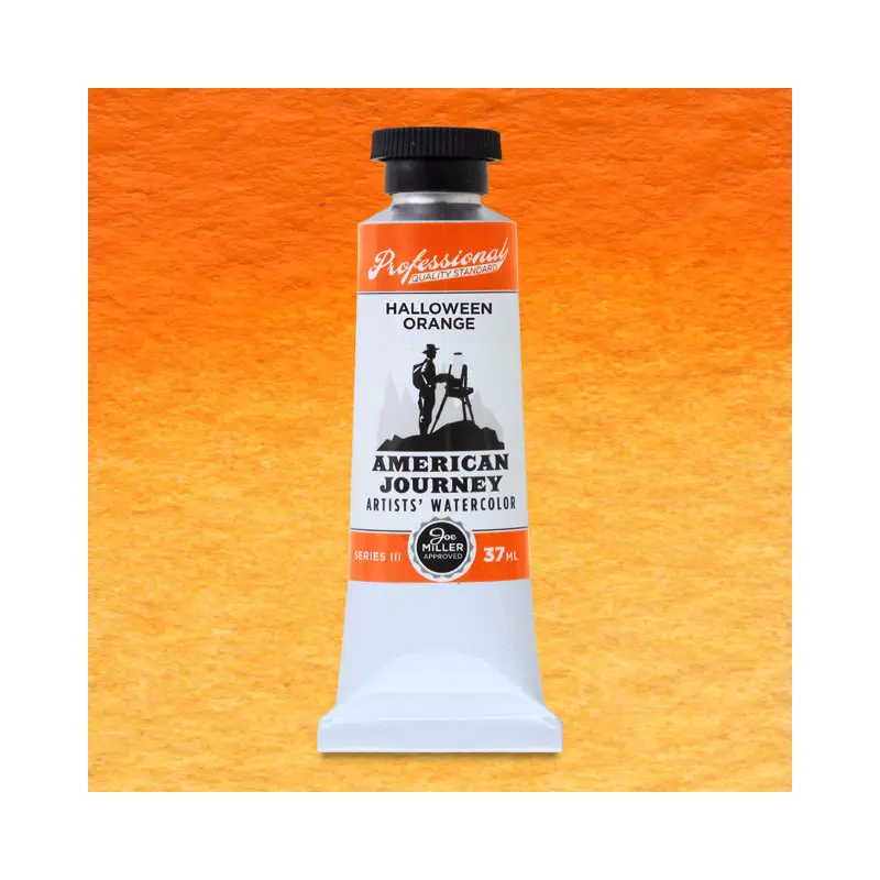 American Journey Artists' Watercolor - Halloween Orange, 37 ml, (PO62)