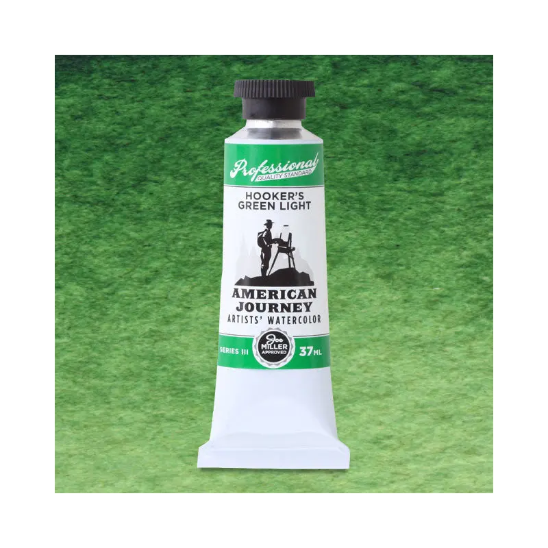 American Journey Artists' Watercolor - Hooker's Green Light, 37 ml, (PG7/PY42)