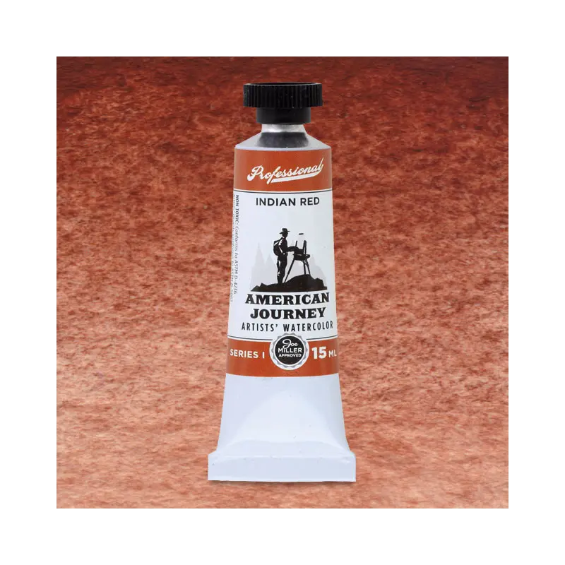American Journey Artists' Watercolor - Indian Red, 15 ml, (PR101)