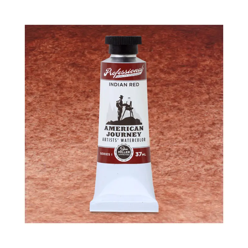 American Journey Artists' Watercolor - Indian Red, 37 ml, (PR101)