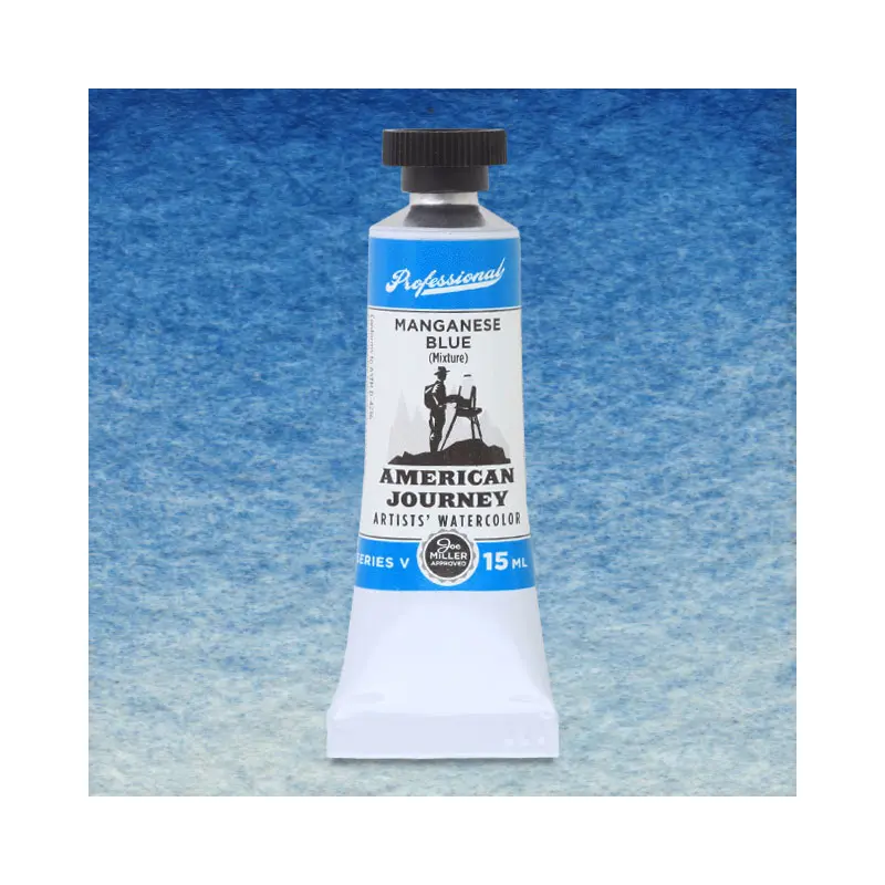 American Journey Artists' Watercolor - Manganese Blue, 15 ml, (PB33/PB15)