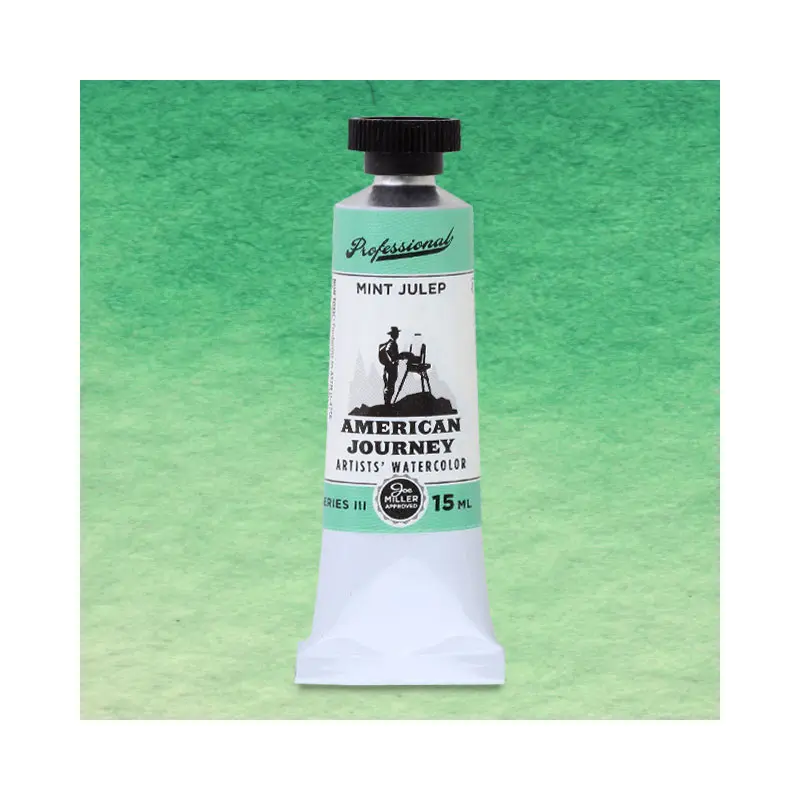 American Journey Artists' Watercolor - Mint Julep, 15 ml, (PG7/PY3/PW6)