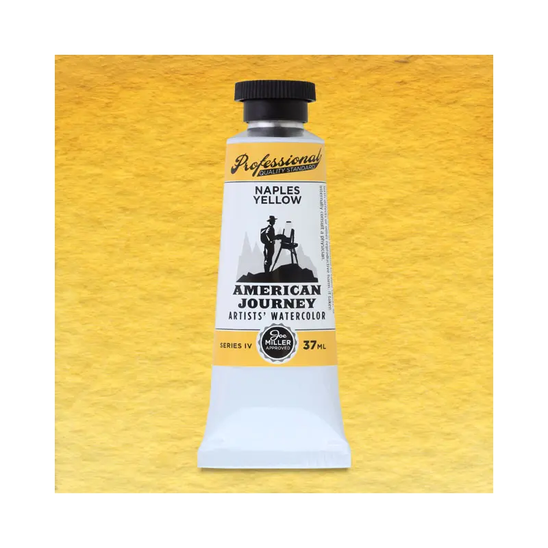 American Journey Artists' Watercolor - Naples Yellow, 37 ml, (PY35/PY43)