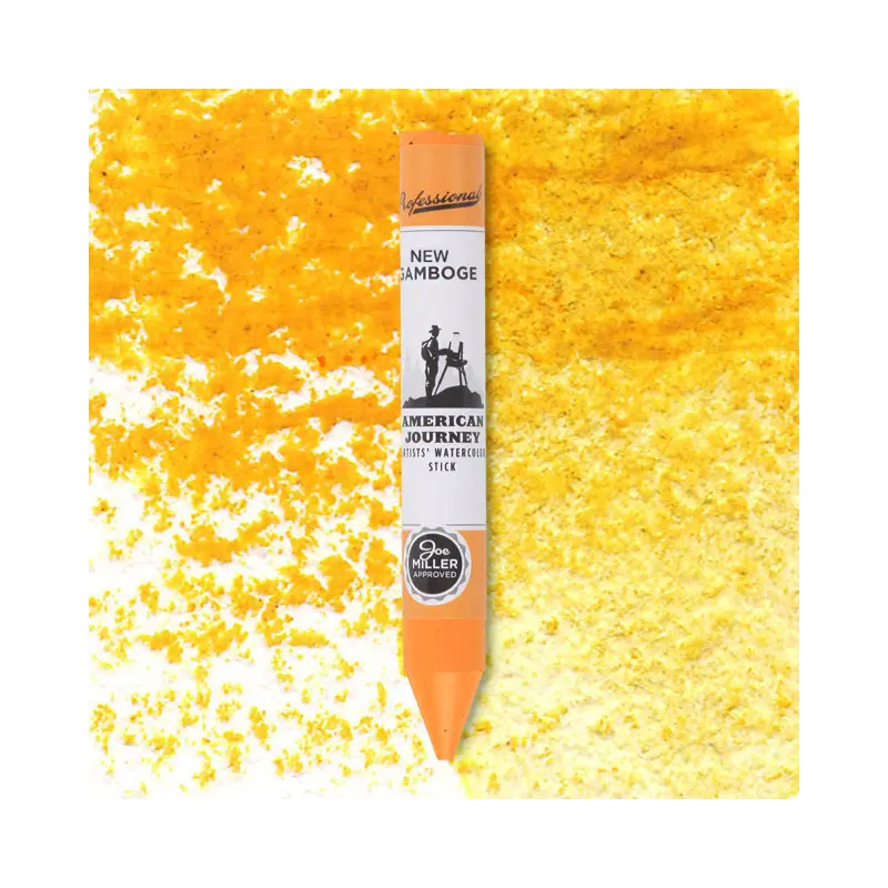 American Journey Artists' Watercolor Stick - New Gamboge, (PY3/PY42)