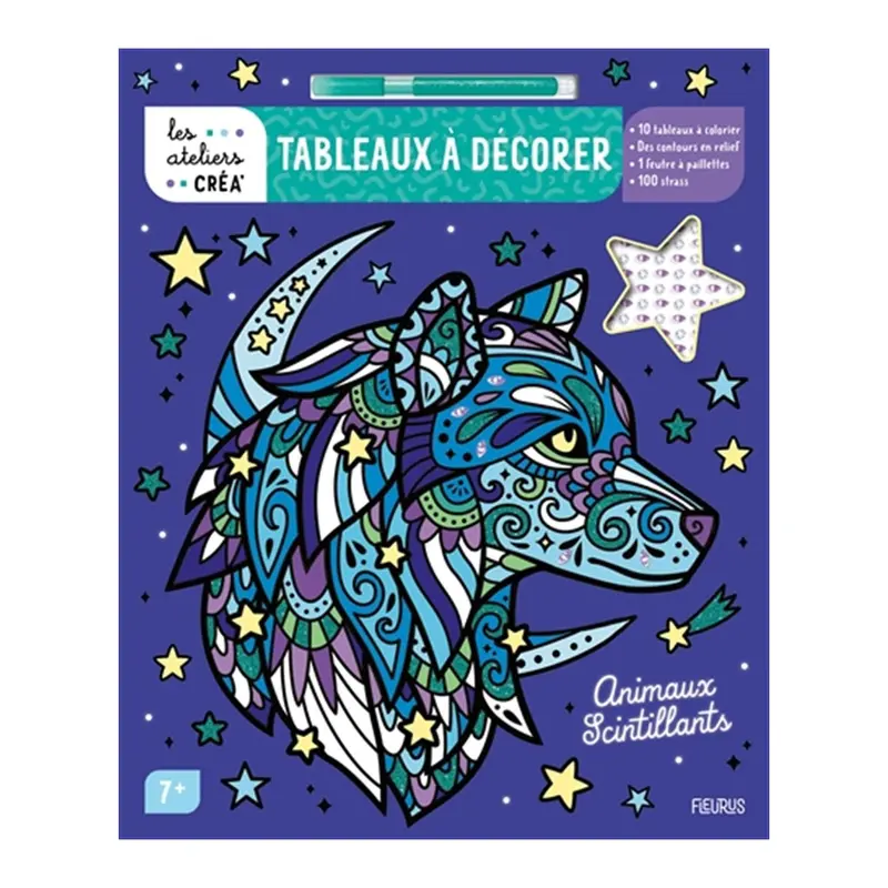 Tableaux  dcorer : Animaux scintillants - French Ed.