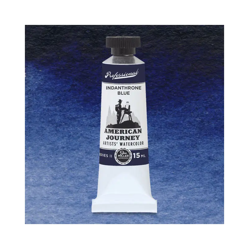 American Journey Artists' Watercolor - Indanthrone Blue, 15 ml, (PB60/PV19)