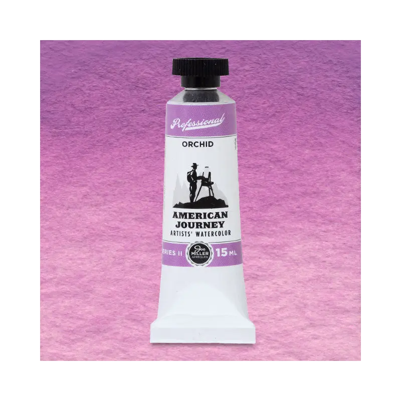 American Journey Artists' Watercolor - Orchid, 15 ml, (PR122/PV23/PW6)