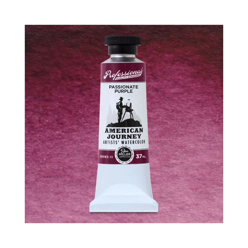 American Journey Artists' Watercolor - Passionate Purple, 37 ml, (PR88/PV19)
