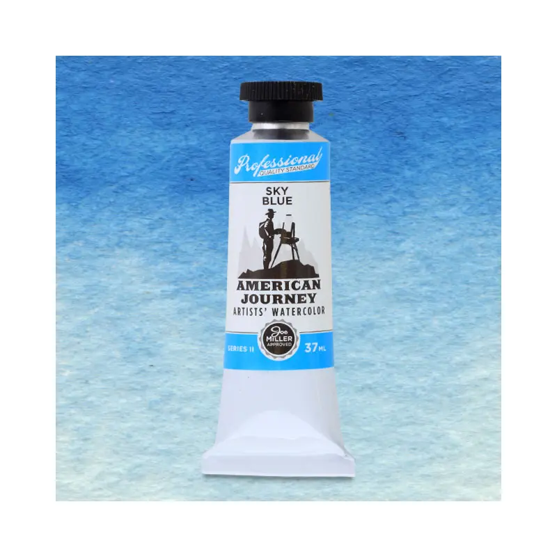 American Journey Artists' Watercolor - Sky Blue, 37 ml, (PB15/PW6)