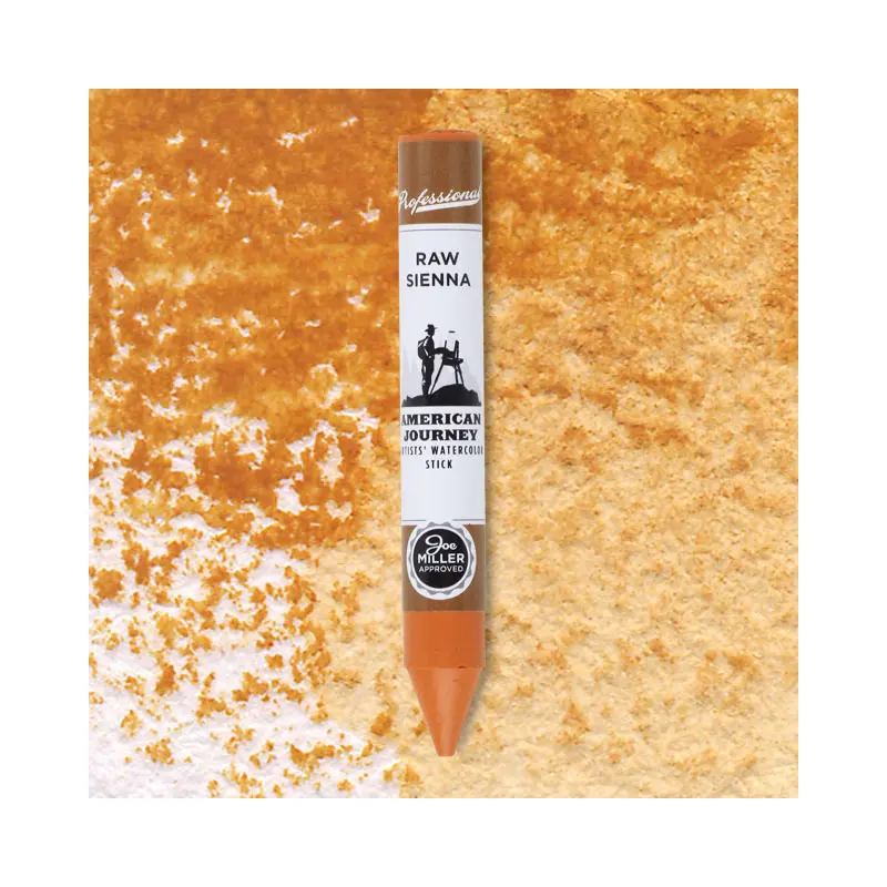 American Journey Artists' Watercolor Stick - Raw Sienna, (PBr7)