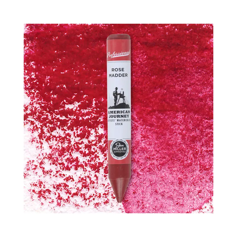 American Journey Artists' Watercolor Stick - Rose Madder, (PR88/PV19)
