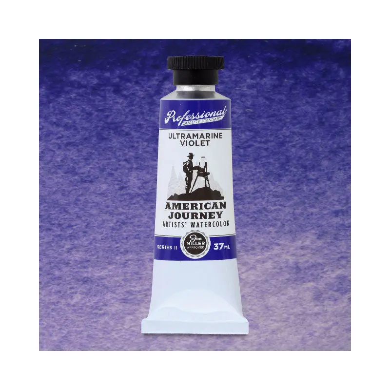 American Journey Artists' Watercolor - Ultramarine Violet, 37 ml, (PV15)