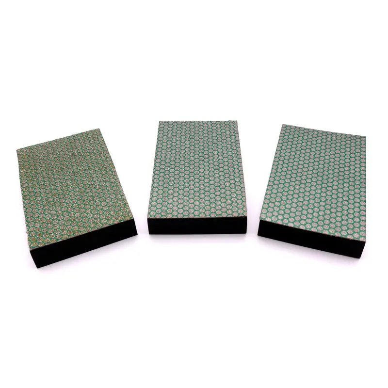 3-Piece Semi-Flexible Diamond Sanding Pads Set