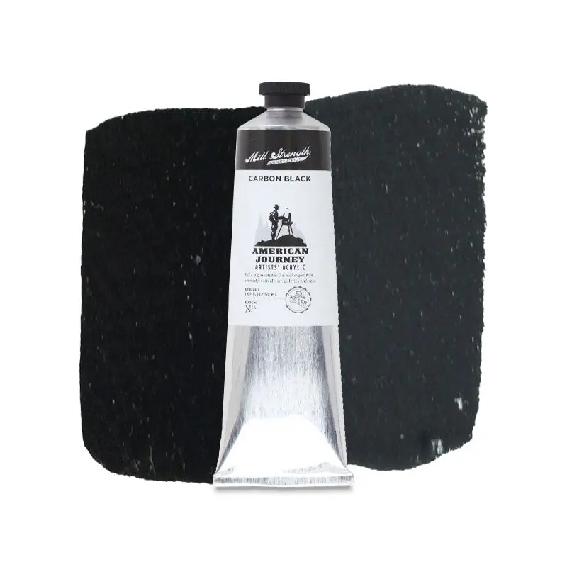 American Journey Artists' Acrylic - Carbon Black, 150 ml, (PBk6)