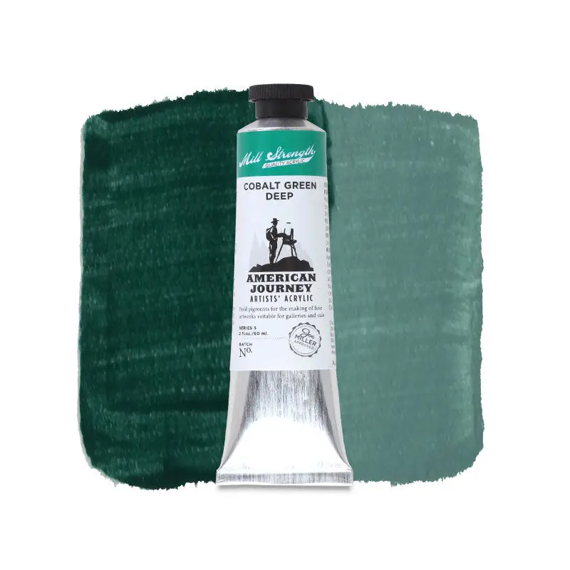 American Journey Artists' Acrylic - Cobalt Green Deep, 60 ml, (PG26)