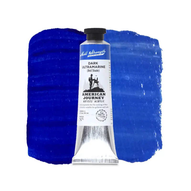 American Journey Artists' Acrylic - Dark Ultramarine Blue (Red Shade), 60 ml, (PB29)