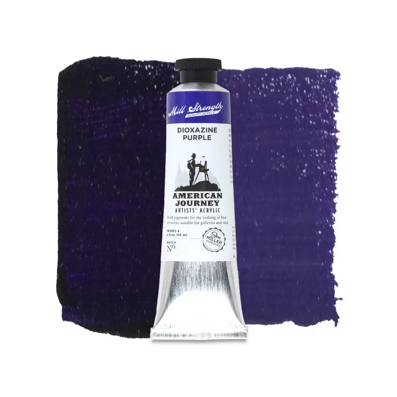 American Journey Artists' Acrylic - Dioxazine Purple, 60 ml, (PV23)
