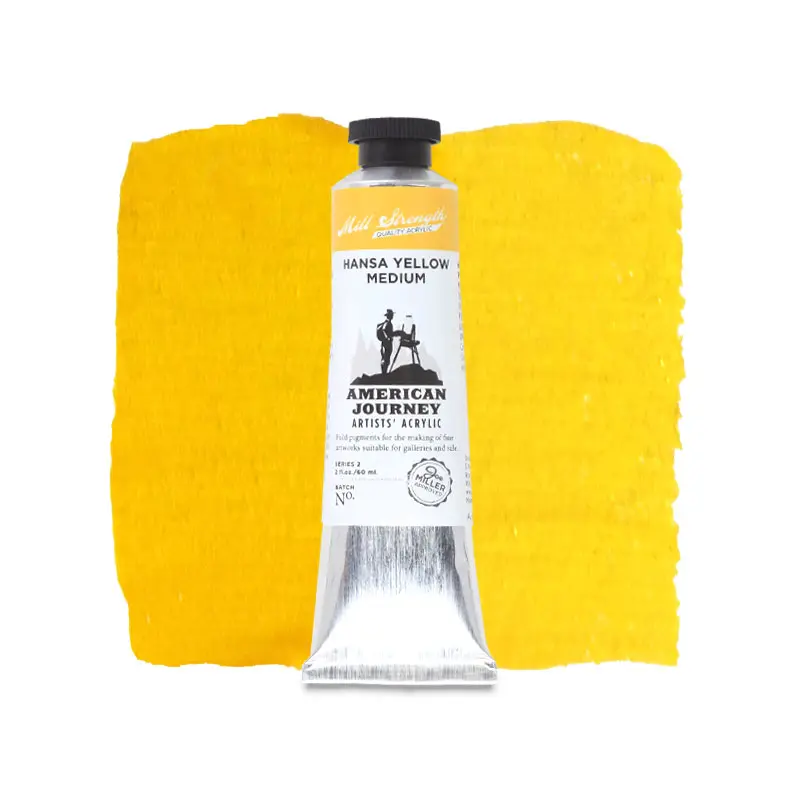American Journey Artists' Acrylic - Hansa Yellow Medium, 60 ml, (PY74)
