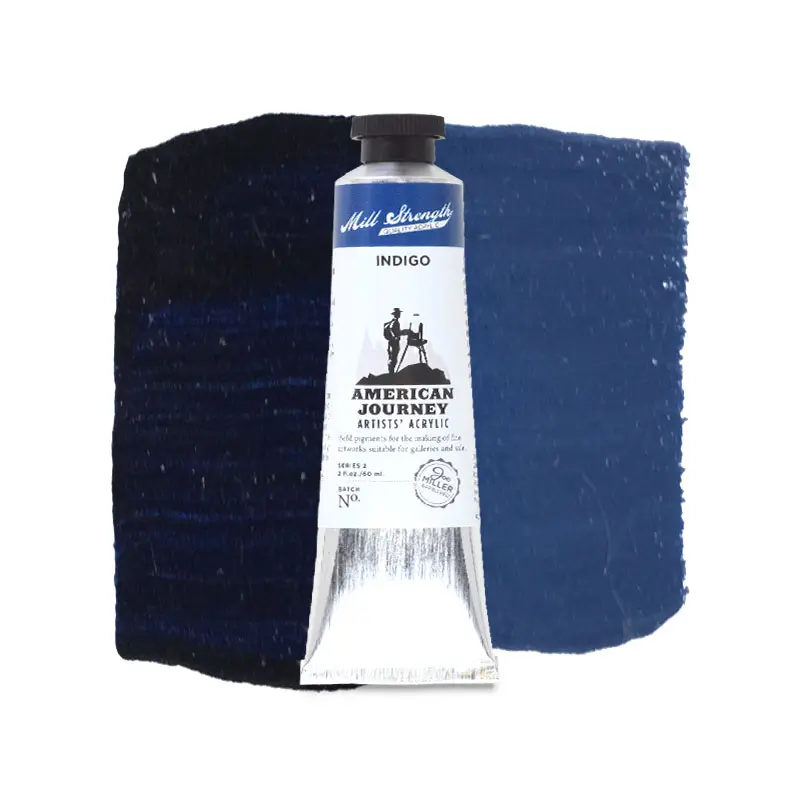 American Journey Artists' Acrylic - Indigo, 60 ml, (PB15/PBk6/PR122)