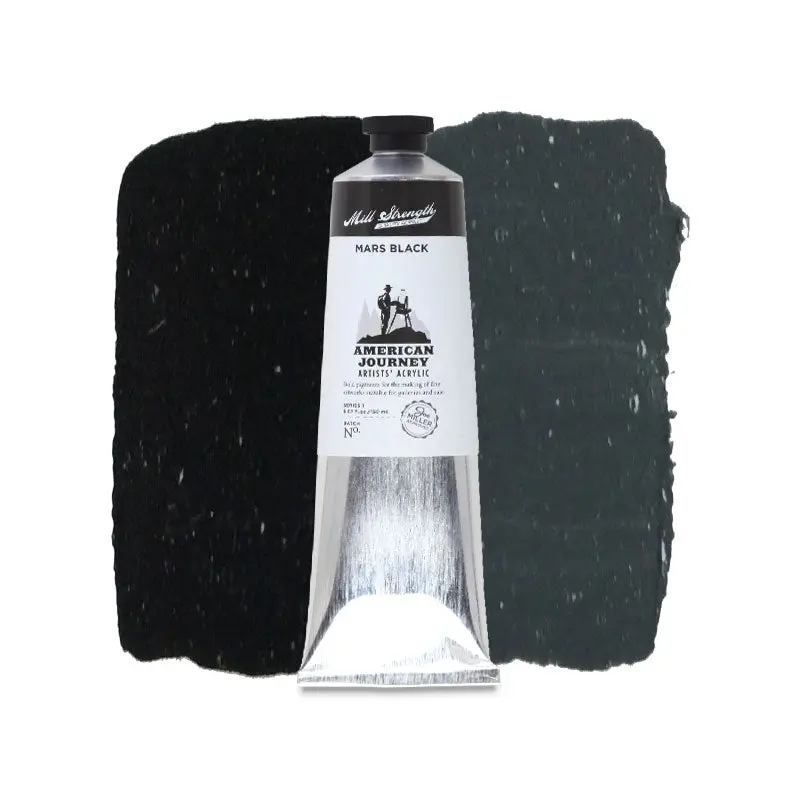 American Journey Artists' Acrylic - Mars Black, 150 ml, (Pbk11)