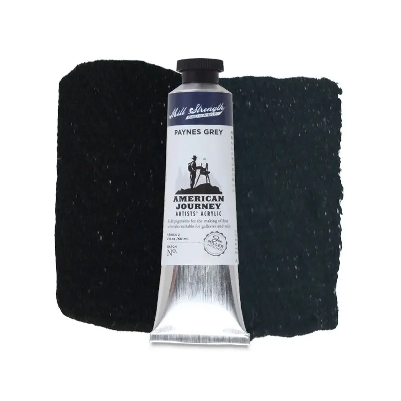 American Journey Artists' Acrylic - Payne's Gray, 60 ml, (PBk6/PB15/PV23)