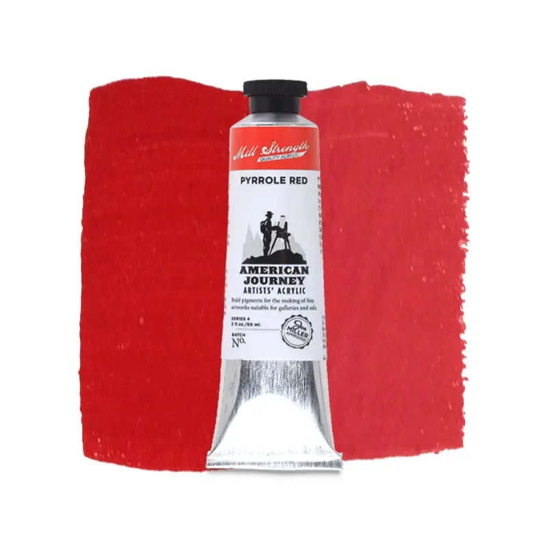 American Journey Artists' Acrylic - Pyrrole Red, 60 ml, (PR254)