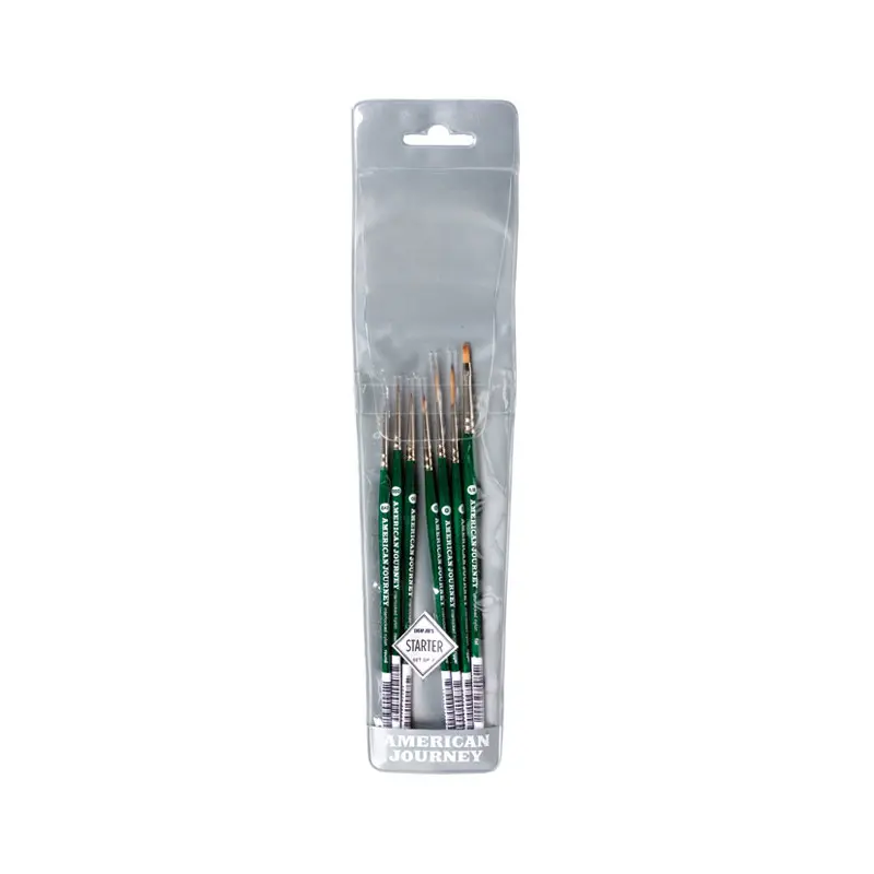American Journey Interlocked Synthetic Brushes - Detail Set