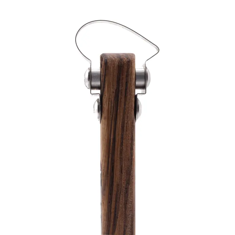 T7 Avocado Pottery Trimming Tool w/ Flat Round Handle