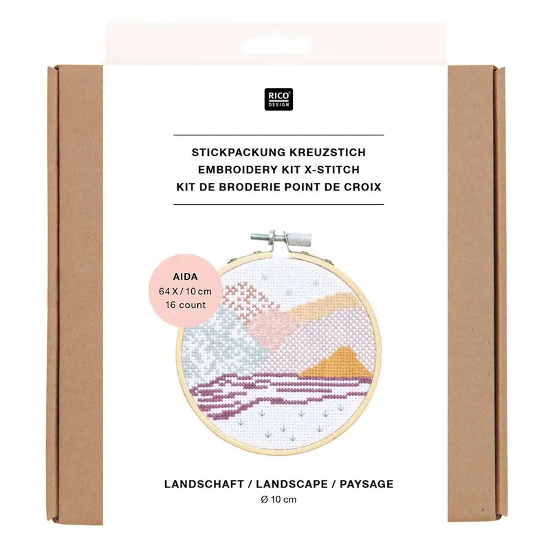 X-Stitch Embroidery Kit - Landscape