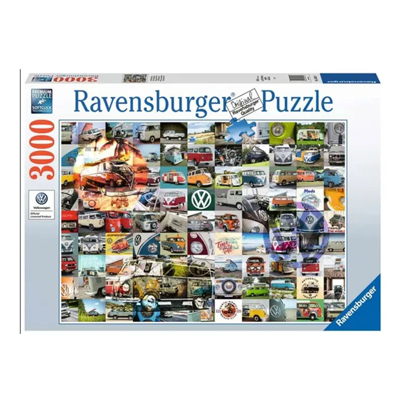 "99 VW Campervan Moments" Adult Puzzle - 3,000 Pieces