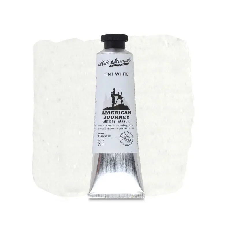 American Journey Artists' Acrylic - Tint White, 60 ml, (PW4)