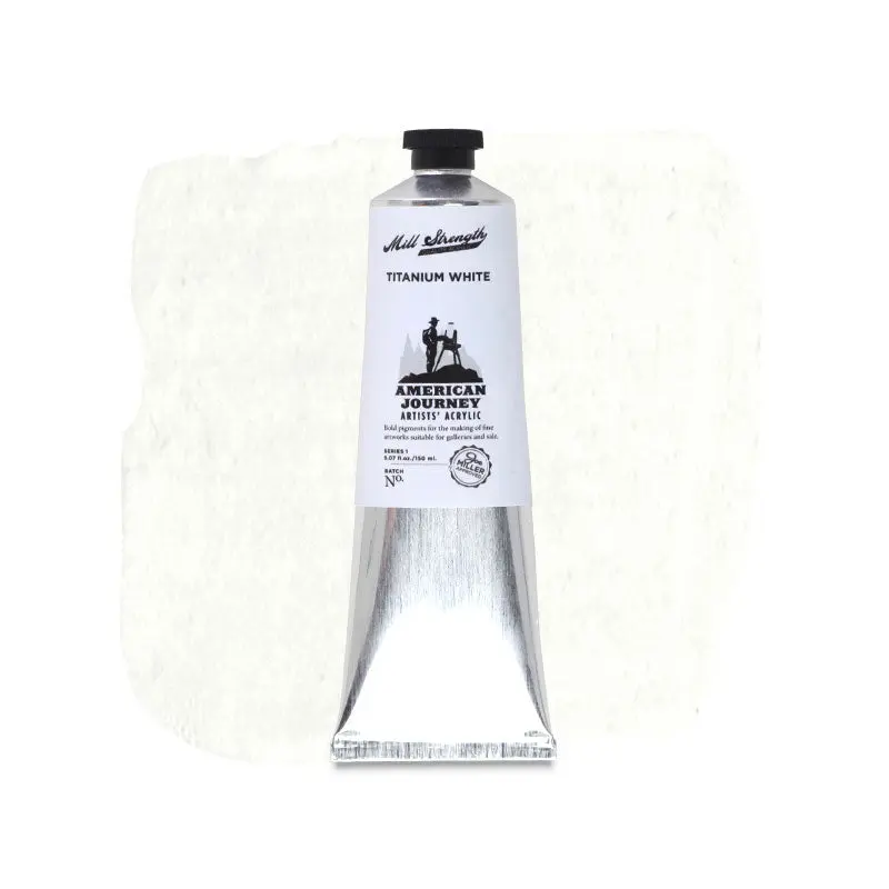 American Journey Artists' Acrylic - Titanium White, 150 ml, (PW6)