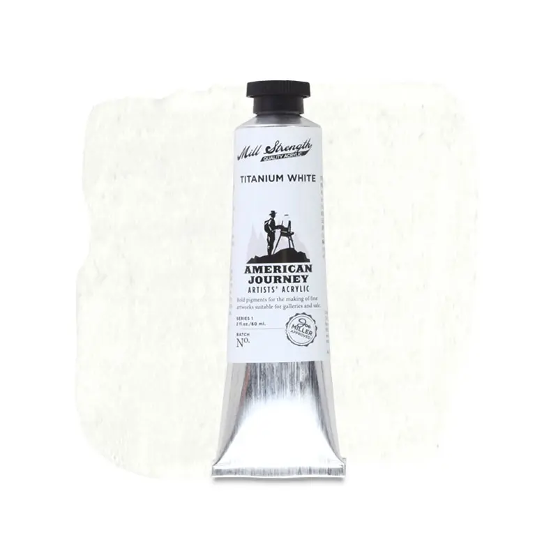 American Journey Artists' Acrylic - Titanium White, 60 ml, (PW6)