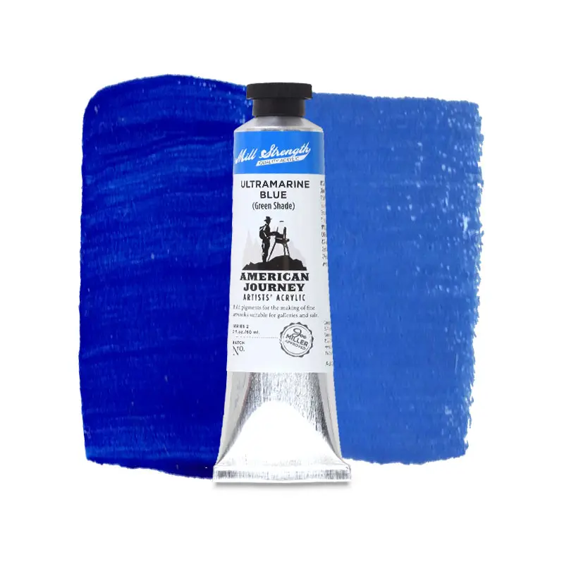 American Journey Artists' Acrylic - Ultramarine Blue (Green Shade), 60 ml, (PB29)