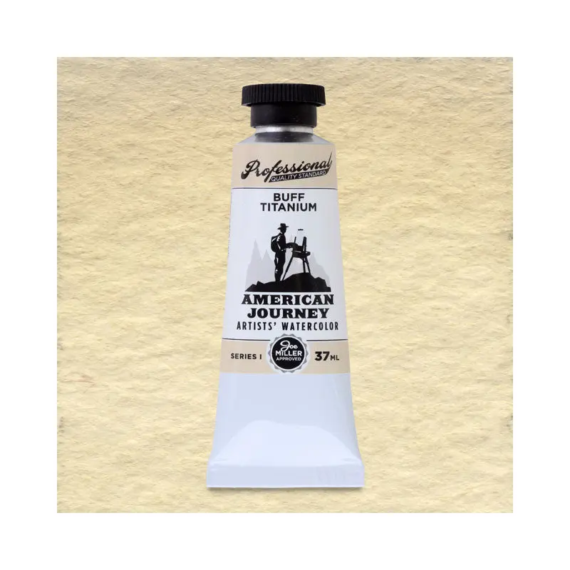 American Journey Artists' Watercolor - Buff Titanium, 37 ml, (PW/6/PBr7)
