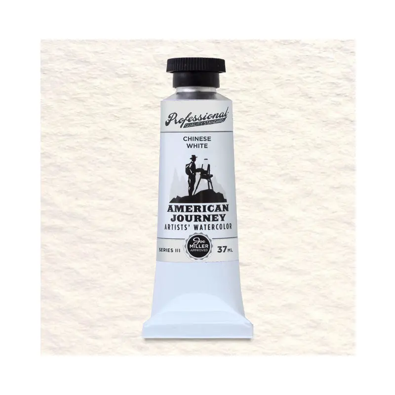 American Journey Artists' Watercolor - Chinese White, 37 ml, (PW4/PW6)
