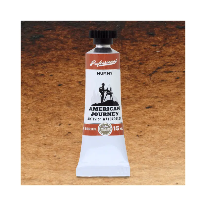 American Journey Artists' Watercolor - Mummy, 15 ml, (Natural Iron Oxide)