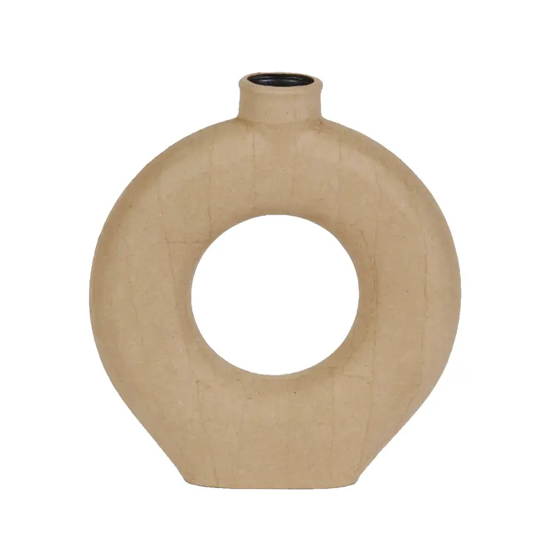 Papier-Mch Ring Vase