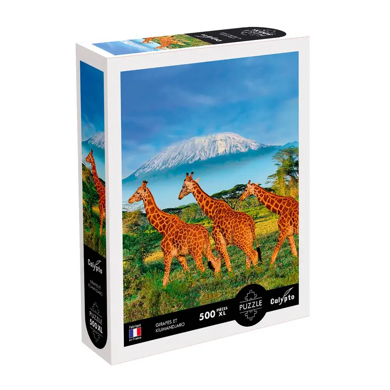 500-Piece XL Puzzle - "Giraffes"