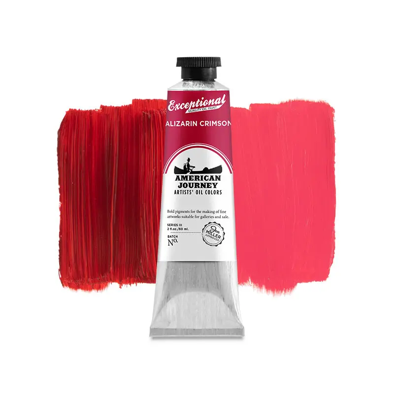 American Journey Artists' Oil Color - Alizarin Crimson Permanent, 60 ml., (PR177)