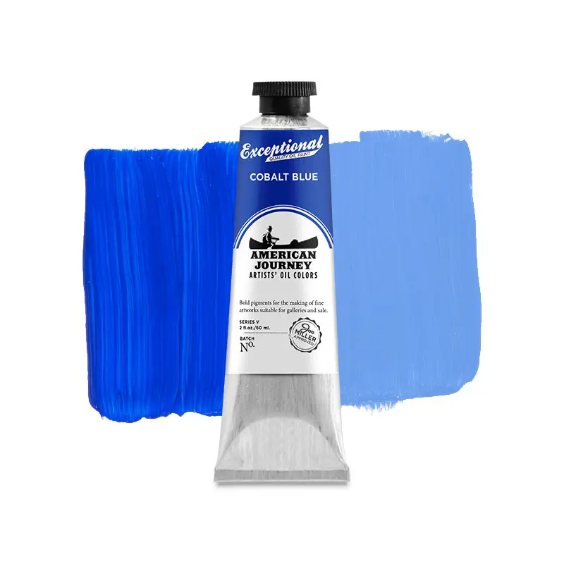 American Journey Artists' Oil Color - Cobalt Blue, 60 ml., (PB28)