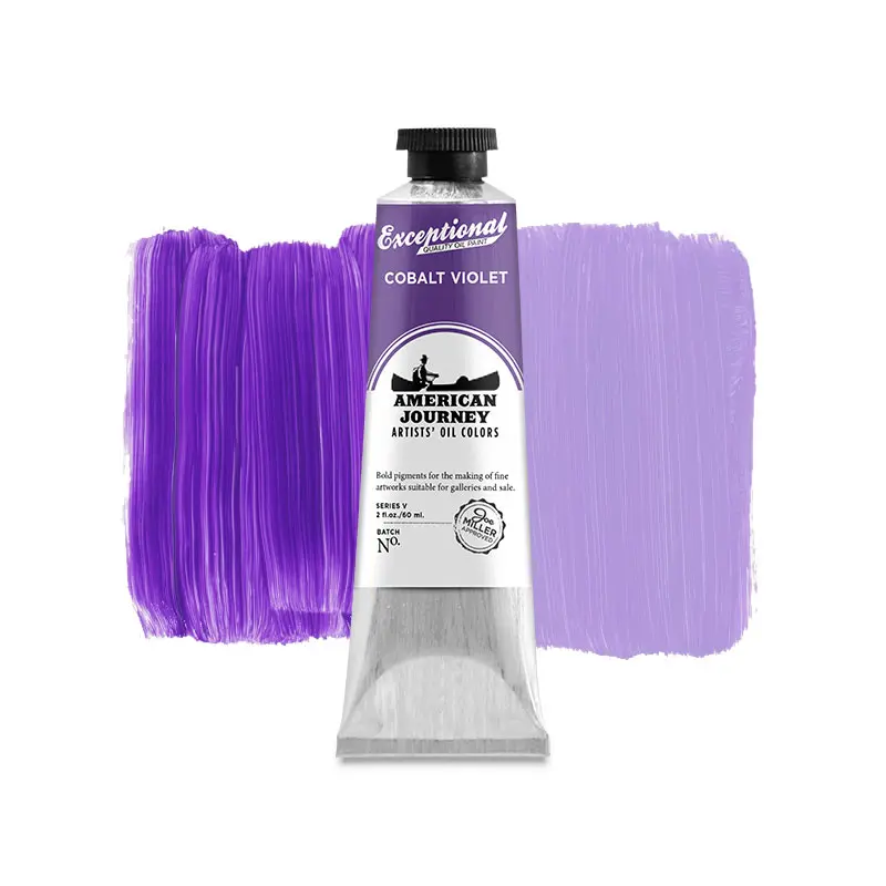 American Journey Artists' Oil Color - Cobalt Violet, 60 ml., (PV14)
