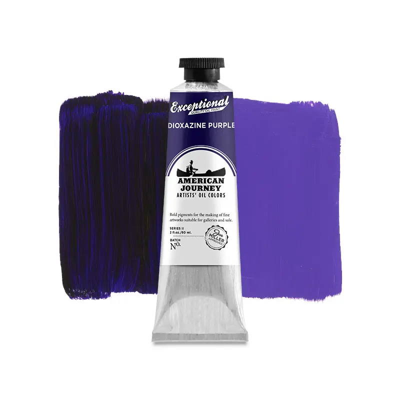 American Journey Artists' Oil Color - Dioxazine Purple, 60 ml., (PV23)