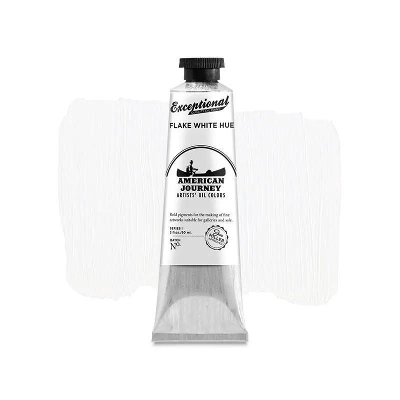 American Journey Artists' Oil Color - Flake White Hue, 60 ml., (PW6)