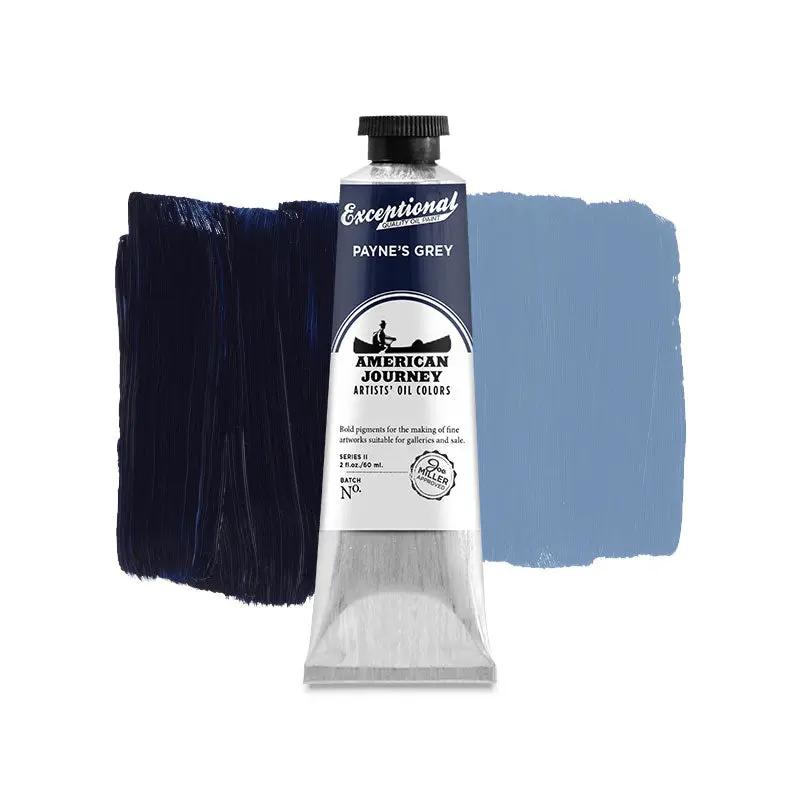 American Journey Artists' Oil Color - Payne's Grey, 60 ml., (PBk6/PB29)