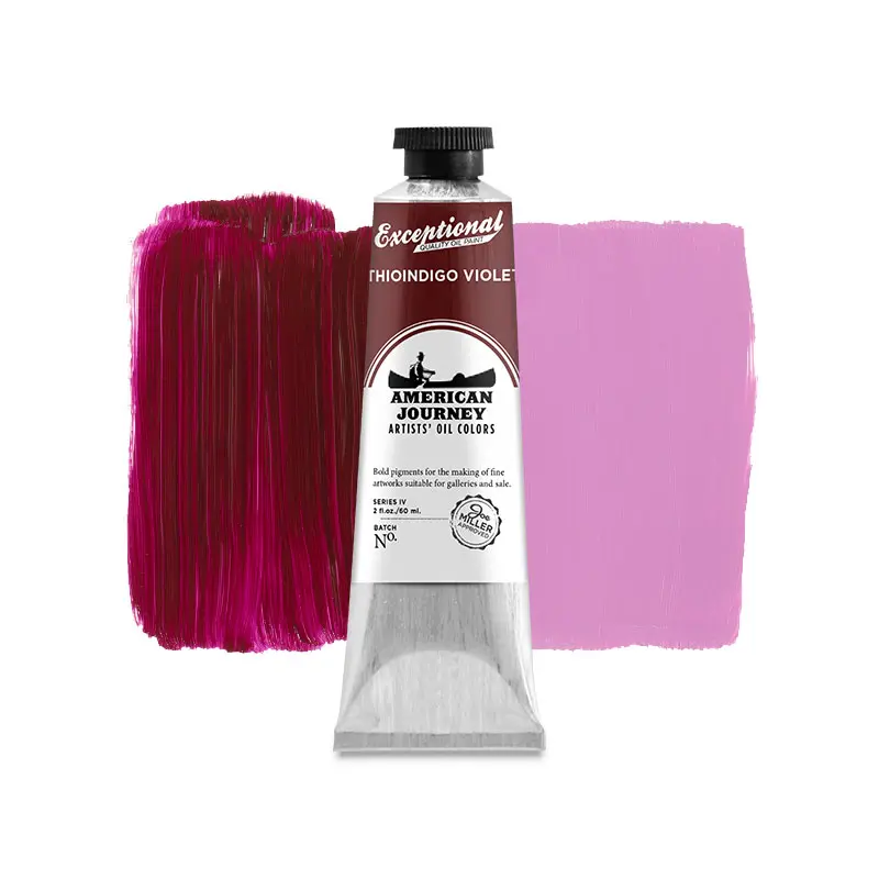 American Journey Artists' Oil Color - Thioindigo Violet, 60 ml., (PR88)